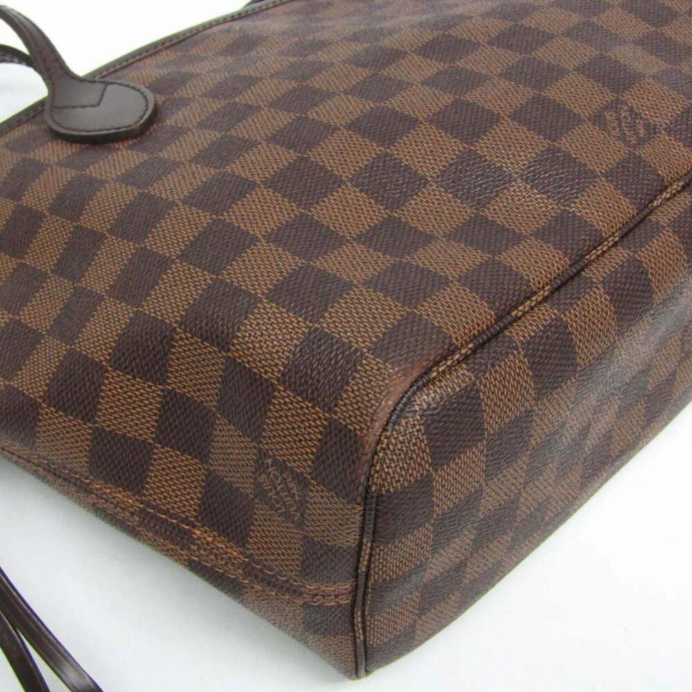 LOUIS VUITTON Brown Damier Neverfull PM Tote Bag - Picture 4 of 13